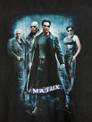 Vintage 2000 The Matrix Movie Promo Black Tee