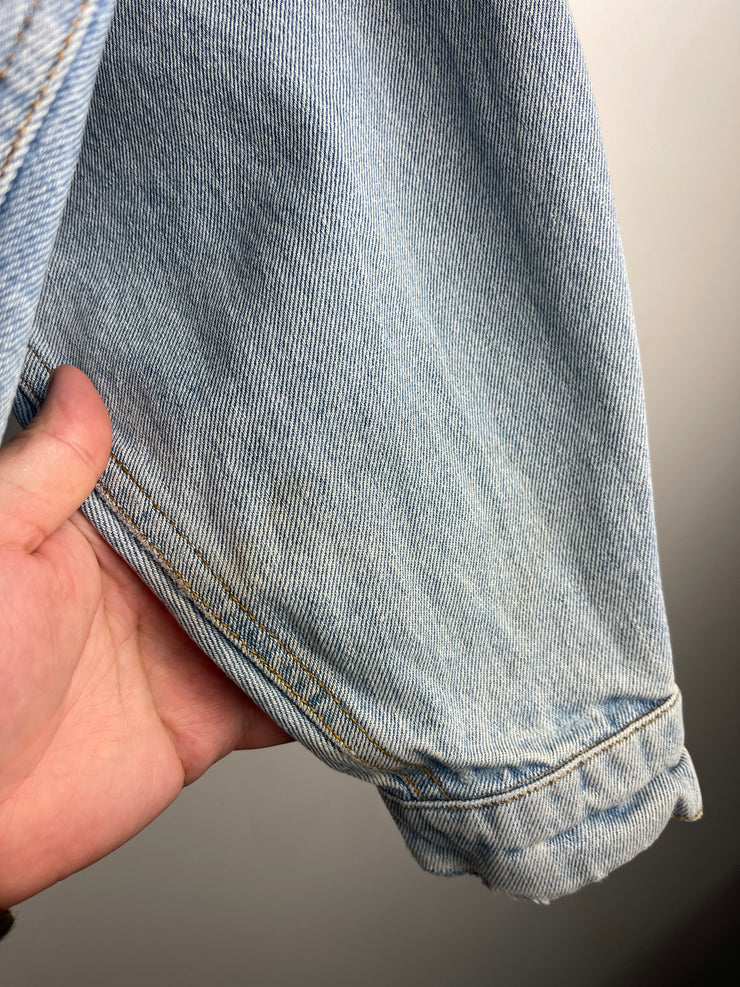 Vintage Wrangler Hero Light Wash Blue Denim Jacket