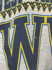 Vintage 90s West Virginia Mountaineers Grey Crewneck