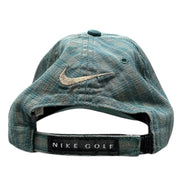 Vintage 90’s Nike Golf Green Plaid Strapback Hat