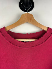 Vintage 90s Nike Mini Swoosh Red Crewneck