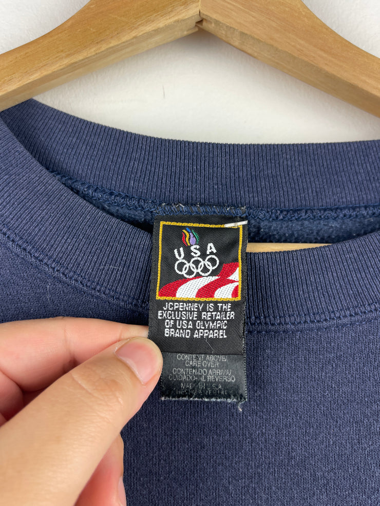 Vintage 90s USA Olympics Navy Crewneck
