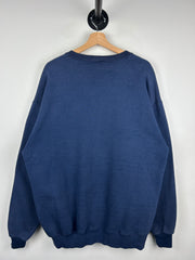 Vintage 90s MLB Chicago Cubs Embroidered Navy Crewneck