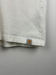 Vintage Carhartt Spellout White Pocket Tee