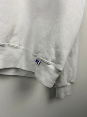 Vintage 90s Russell Athletic Blank White Crewneck