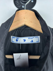 Off White Arrow Bookish Nylon Black Windbreaker