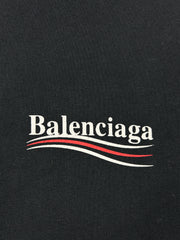 Balenciaga Campaign Logo Black Tee