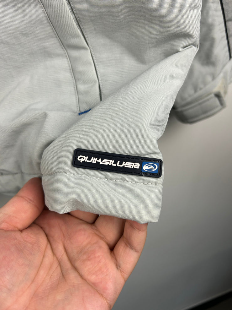 Vintage Quiksilver Grey & Blue Jacket