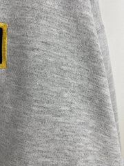 Vintage 90s Michigan Wolverines Embroidered Grey Crewneck