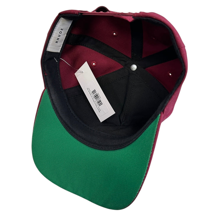 Rhude Podium Maroon Snapback Hat