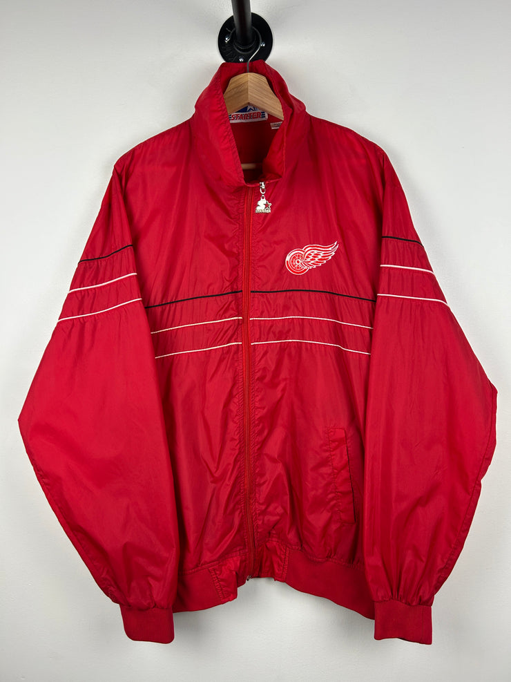 Vintage 90s NHL Starter Detroit Red Wings Red Windbreaker