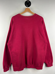 Vintage 90s Nike Mini Swoosh Red Crewneck