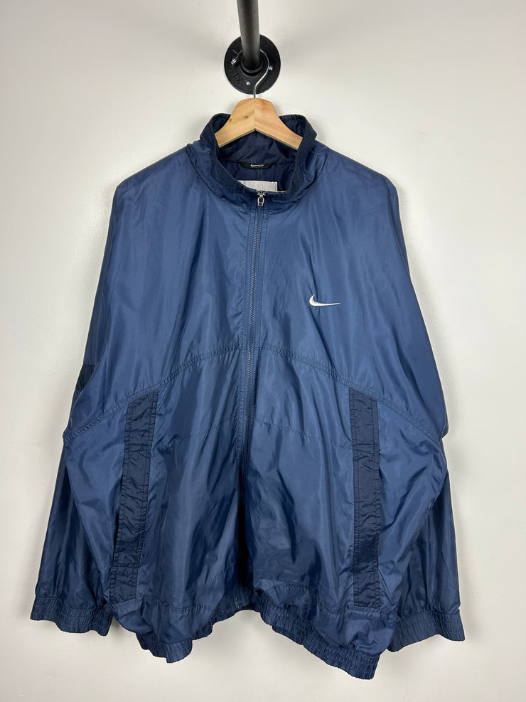 Vintage 90s Nike Swoosh Navy Windbreaker