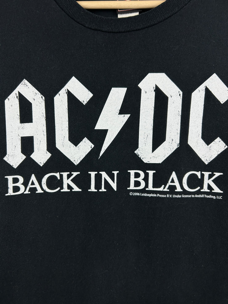 Vintage 2006 ACDC Back In Black Black Tee