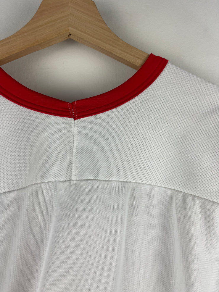 Vintage 90s NHL CCM Detroit Red Wings White Hockey Jersey