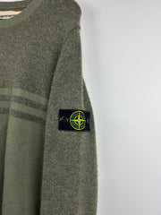 Stone Island Olive Knit Sweater