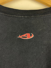 Vintage 90s Aeropostale Spellout Faded Navy Tee