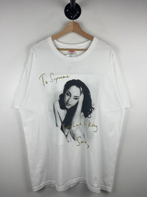Supreme SS17 Sade Photo White Tee