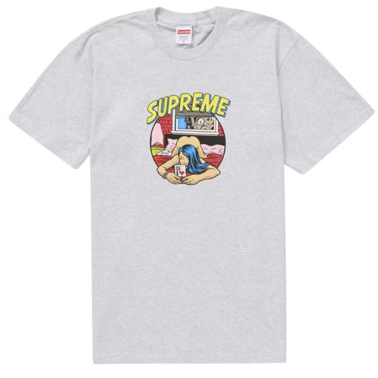 Supreme SS25 Bedroom Ash Grey Tee