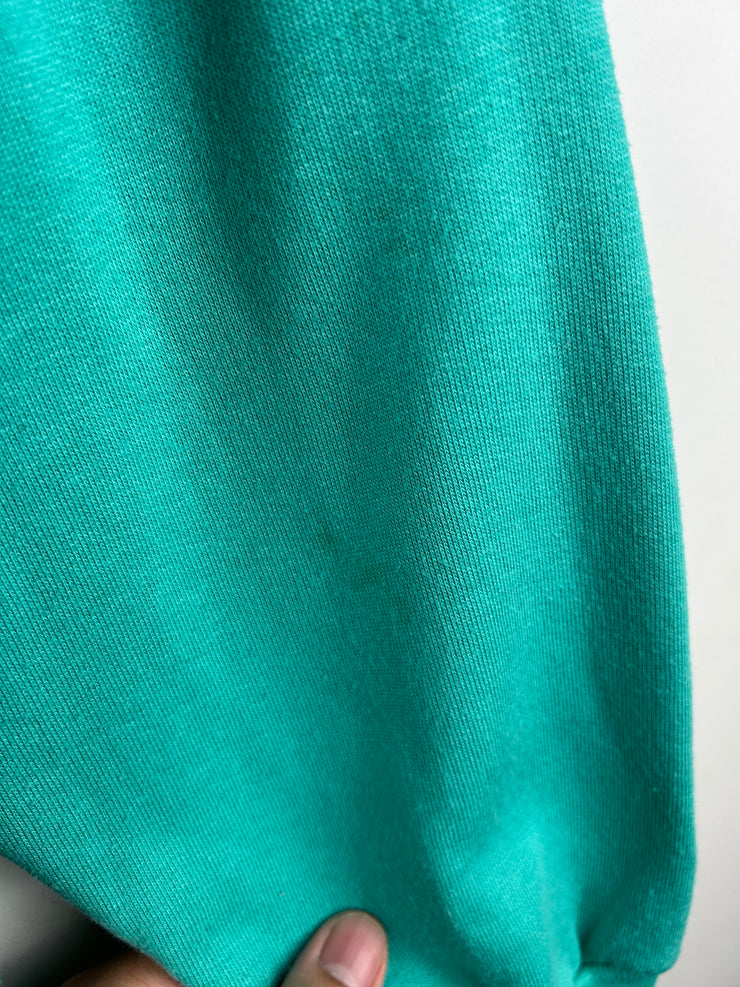 Vintage 90s Hard Rock Café Amsterdam Teal Crewneck