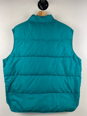 Vintage 80s LL Bean Down Filled Teal Puffer Vest