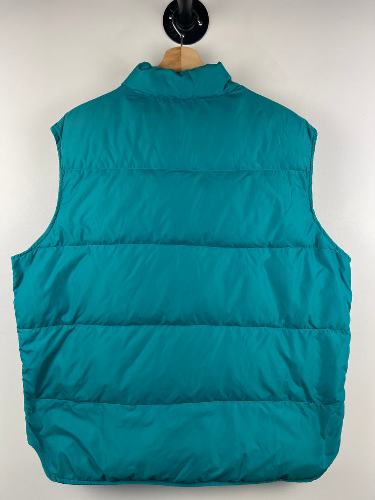Vintage 80s LL Bean Down Filled Teal Puffer Vest
