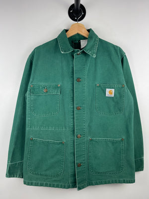 Vintage 1994 Carhartt Chore Cactus Green Work Jacket CU1058