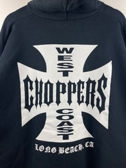 Vintage West Coast Choppers Long Beach Black Hoodie