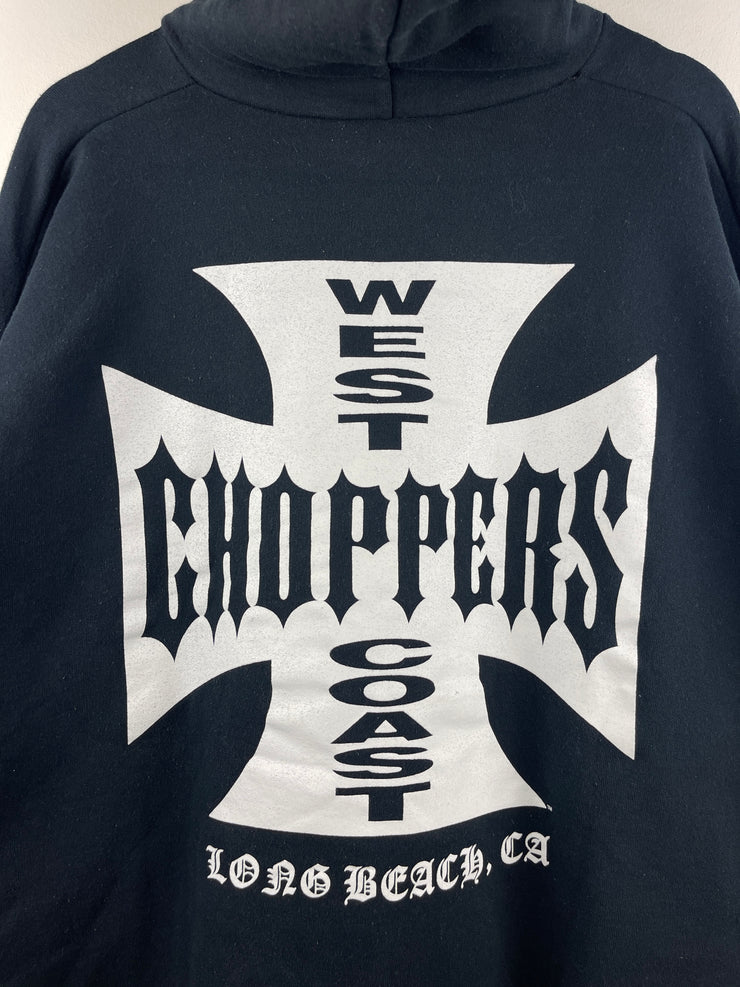 Vintage West Coast Choppers Long Beach Black Hoodie
