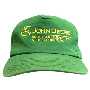 Vintage 90s John Deere Tractors Pennsylvania Green Snapback Hat