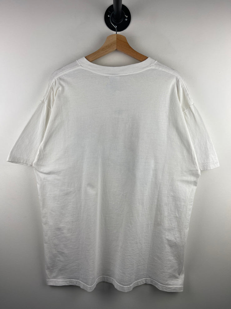 Vintage Coors Light Frost Brewed Beer White Tee