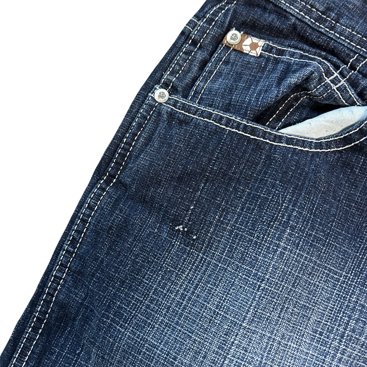 Vintage Y2K South Pole Baggy Dark Wash Blue Denim Jeans