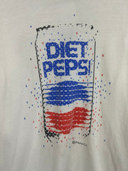 Vintage 90's Diet Pepsi White Tee