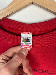 Vintage 90's Humane Society Red Crewneck