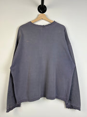 Vintage 90's B.U.M Thrashed Purple Crewneck