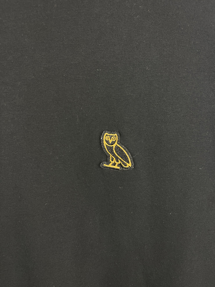 OVO Owl Embroidered Black Long Sleeve