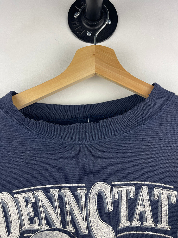 Vintage 90s Penn State Nittany Lions Tournament Of Roses Thrashed Navy Crewneck