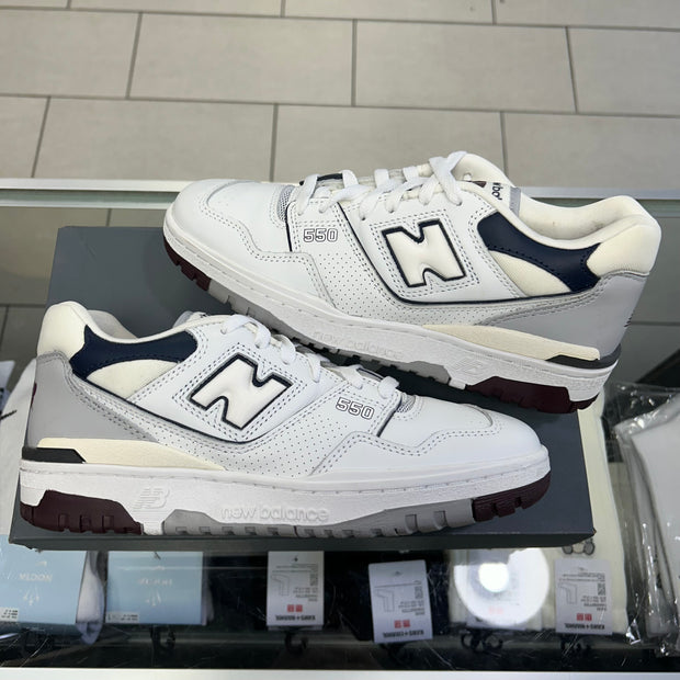 New Balance 550 White Natural Indigo Navy