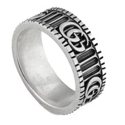 Gucci Double G Silver Ring
