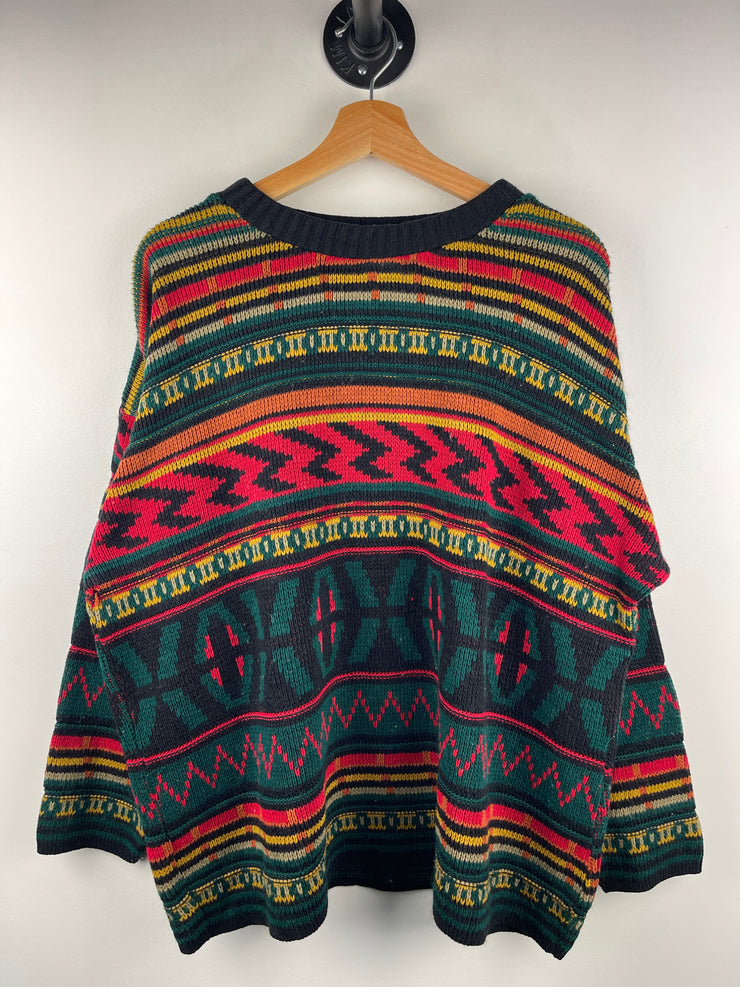 Vintage Carolina Colours 3D Knit Sweater