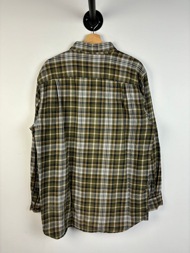 Vintage Y2K Carhartt Green Flannel