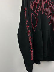 Revenge Outline Arch Logo Black Hoodie
