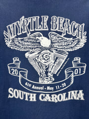 Vintage Bike Week Myrtle Beach Navy Tee