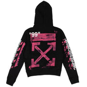 Off White Impressionism Arrows Black Hoodie