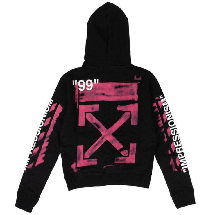 Off White Impressionism Arrows Black Hoodie