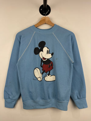 Vintage 70s Disney Mickey Mouse Baby Blue Crewneck