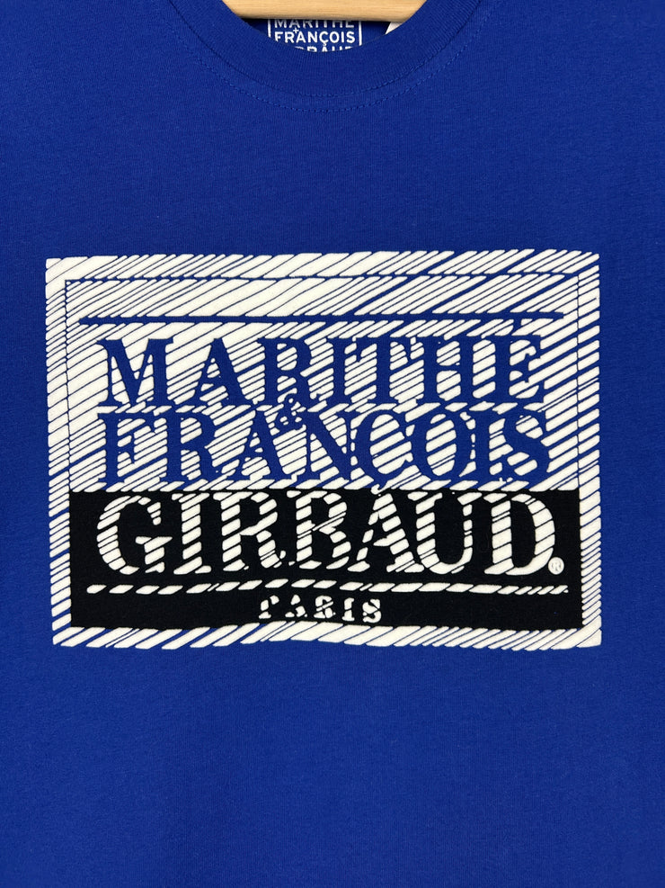 Marithe Francois Girbaud Paris Blue Tee