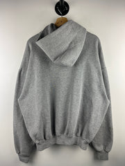 Vintage 90s Russell Athletic Blank Grey Zip Up Hoodie