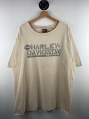 Vintage Harley Davidson Las Vegas Cream Tee