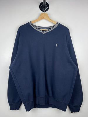 Vintage 90s Polo Ralph Lauren Golf Navy Crewneck